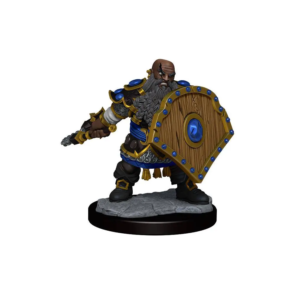 Dungeons &amp; Dragons Frameworks Miniature modell készlet Dwarf Fighter Male termékfotó