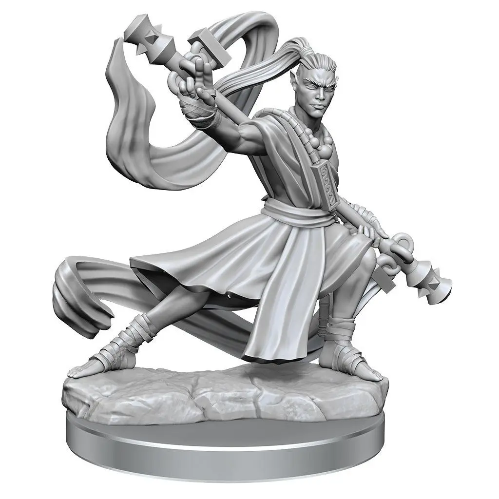 Dungeons &amp; Dragons Frameworks Miniature modell készlet Elf Monk Male termékfotó