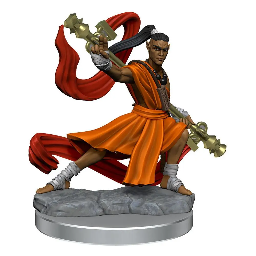 Dungeons &amp; Dragons Frameworks Miniature modell készlet Elf Monk Male termékfotó