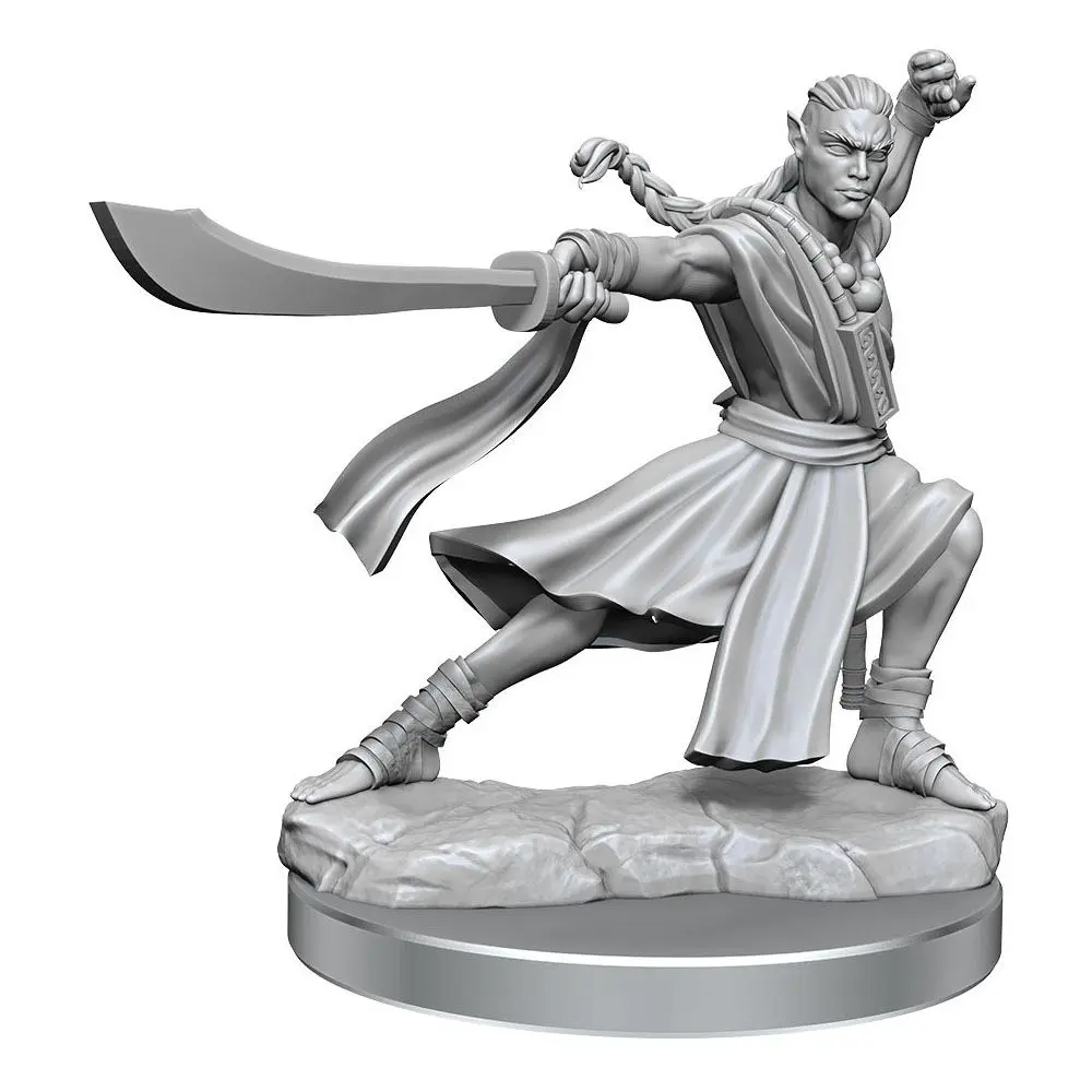 Dungeons &amp; Dragons Frameworks Miniature modell készlet Elf Monk Male termékfotó