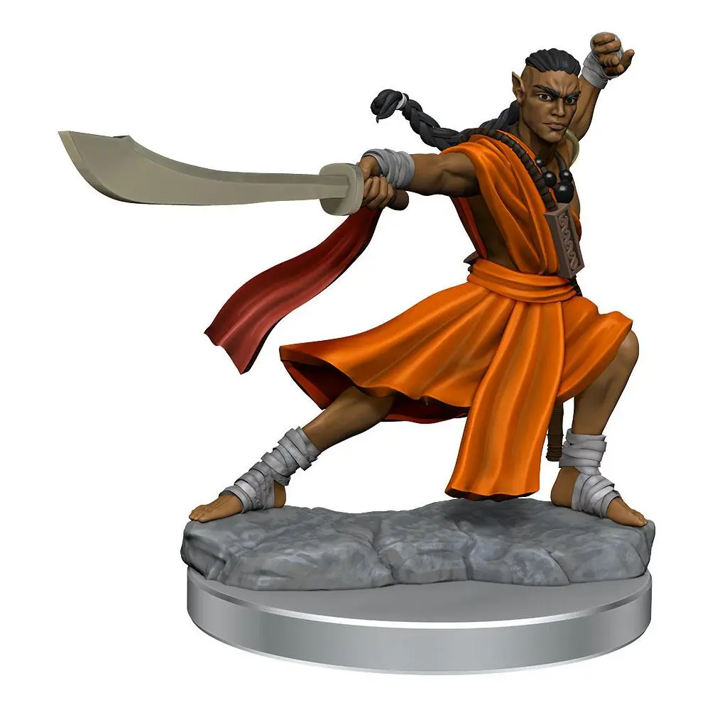 Dungeons &amp; Dragons Frameworks Miniature modell készlet Elf Monk Male termékfotó