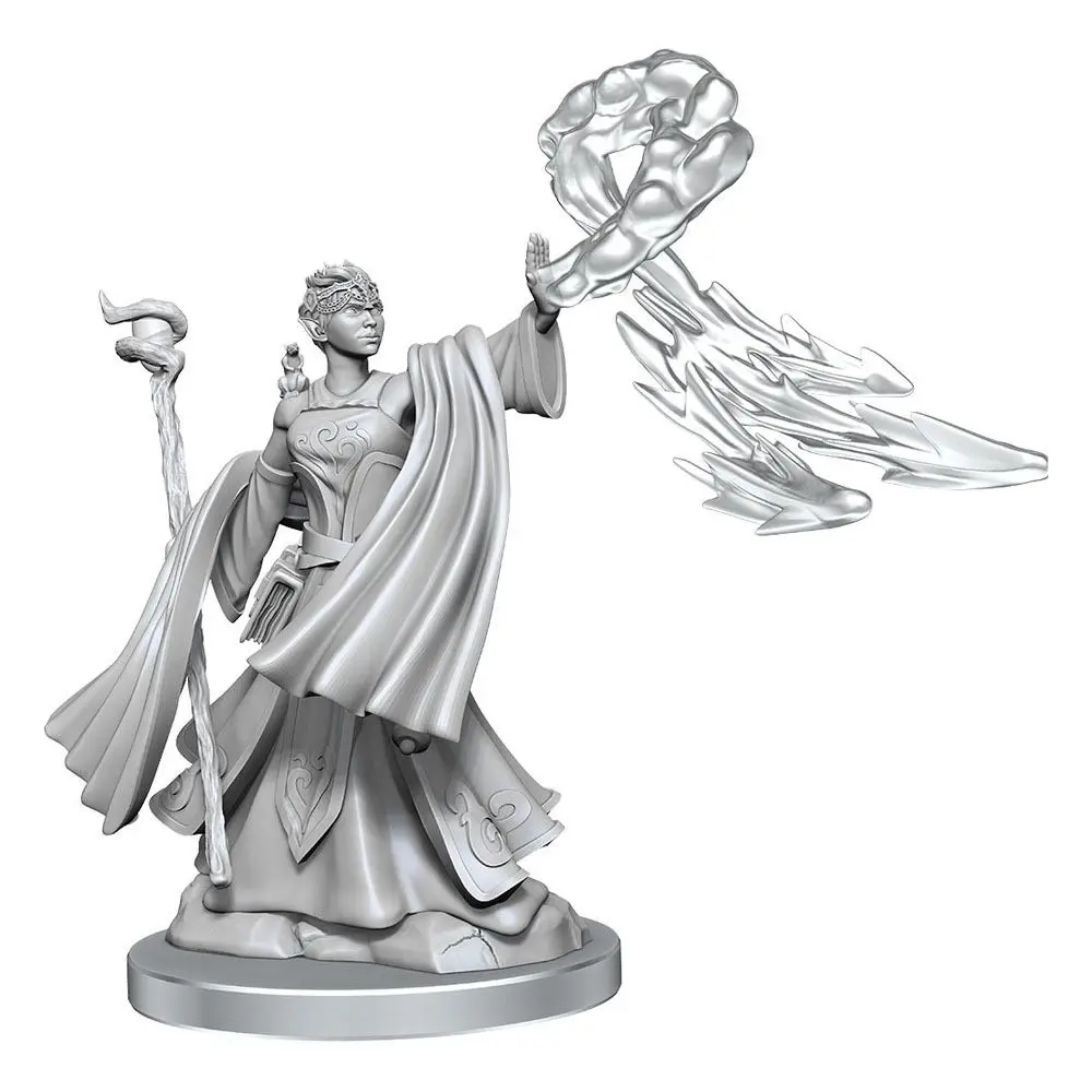 Dungeons &amp; Dragons Frameworks Miniature modell készlet Elf Wizard Female termékfotó