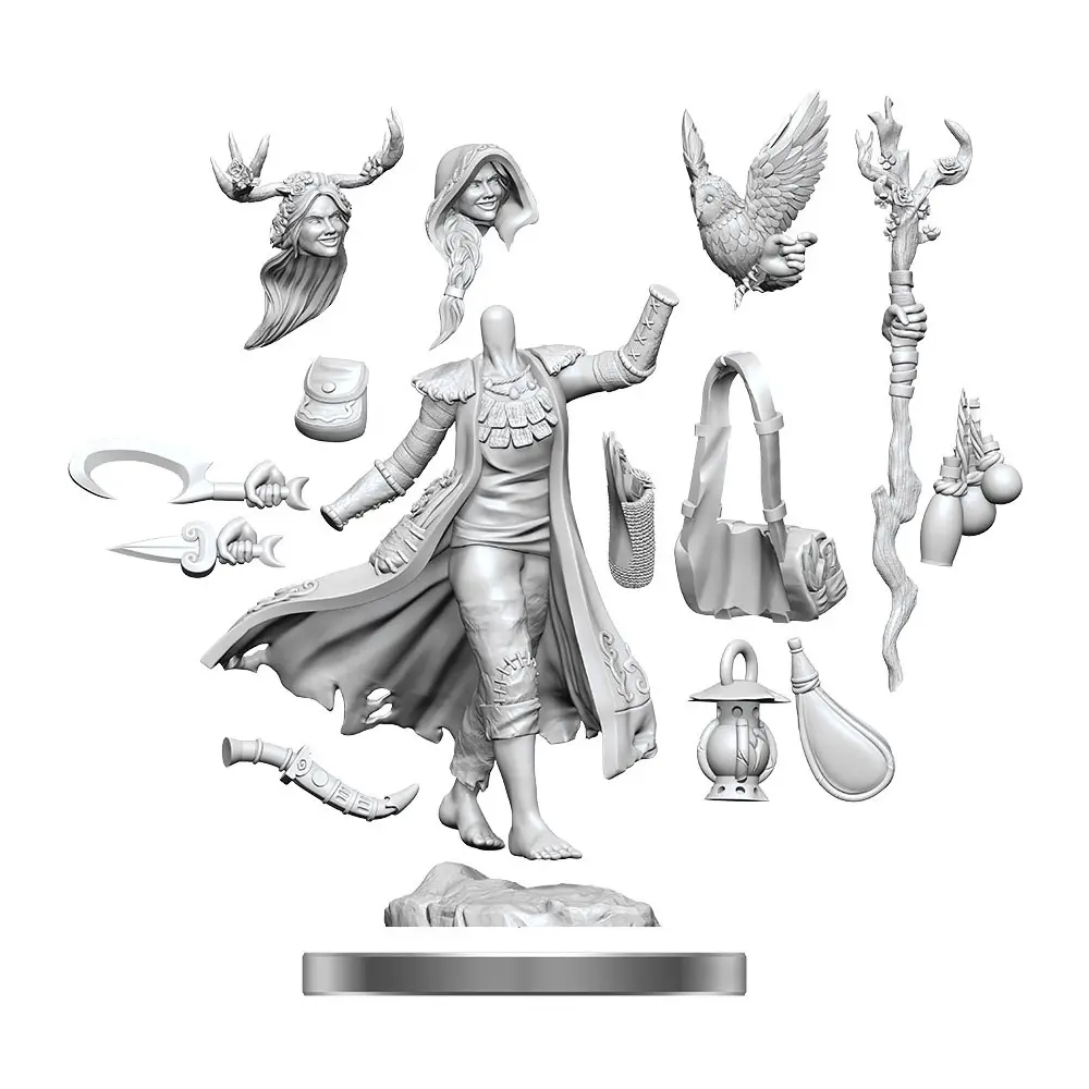 Dungeons &amp; Dragons Frameworks Miniature modell készlet Human Druid Female termékfotó