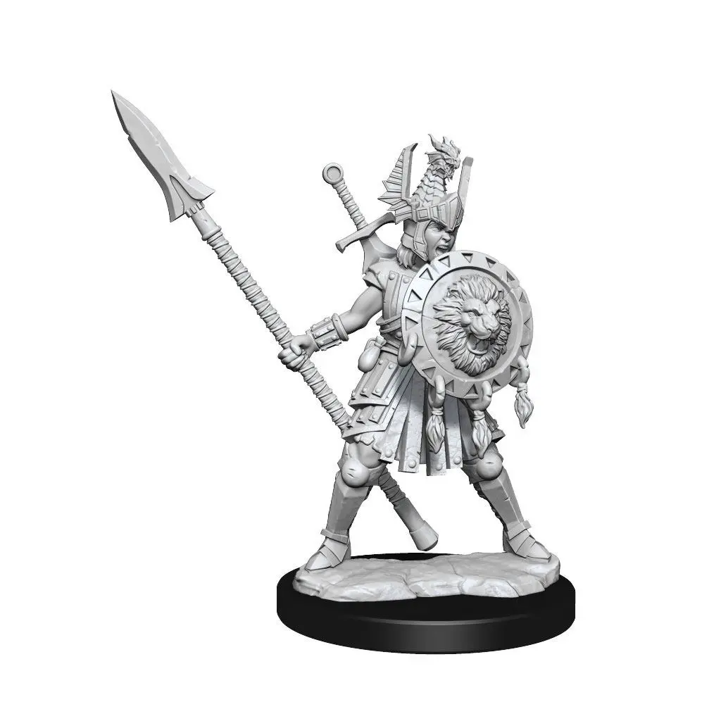 Dungeons &amp; Dragons Frameworks Miniature modell készlet Human Fighter Female termékfotó