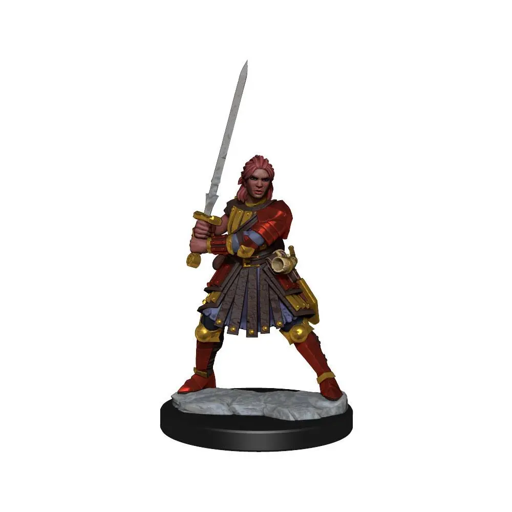 Dungeons &amp; Dragons Frameworks Miniature modell készlet Human Fighter Female termékfotó