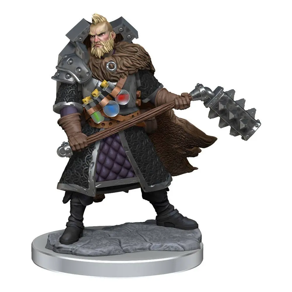 Dungeons &amp; Dragons Frameworks Miniature modell készlet Human Fighter Male termékfotó