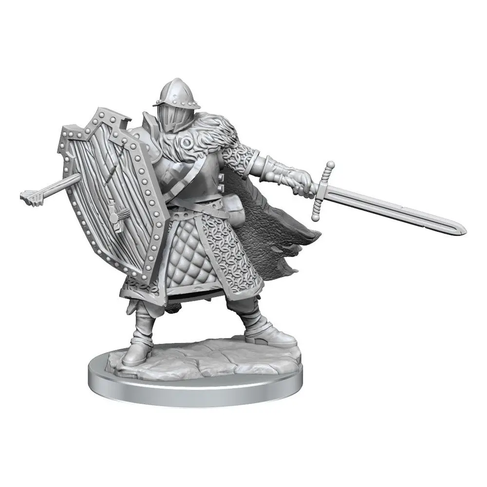 Dungeons &amp; Dragons Frameworks Miniature modell készlet Human Fighter Male termékfotó