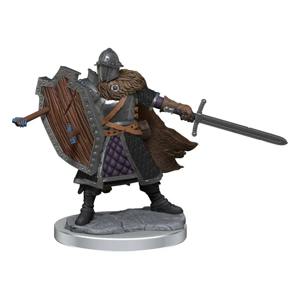 Dungeons &amp; Dragons Frameworks Miniature modell készlet Human Fighter Male termékfotó
