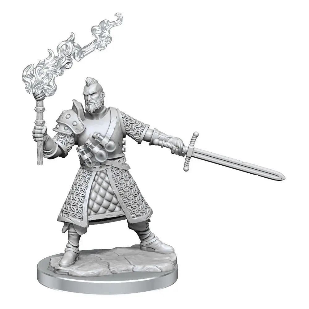 Dungeons &amp; Dragons Frameworks Miniature modell készlet Human Fighter Male termékfotó
