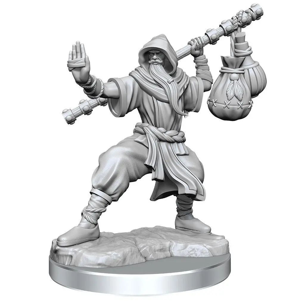 Dungeons &amp; Dragons Frameworks Miniature modell készlet Human Monk Male termékfotó