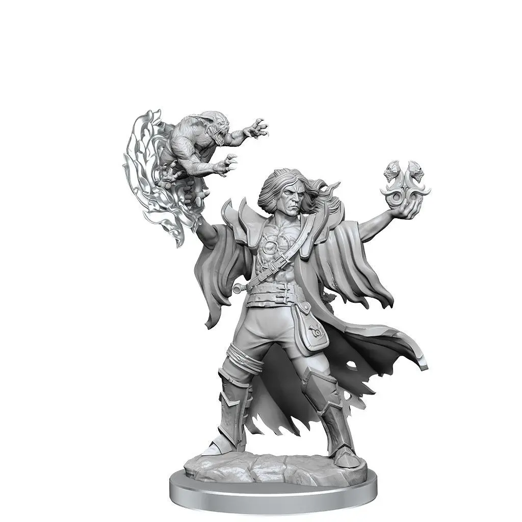 Dungeons &amp; Dragons Frameworks Miniature modell készlet Human Warlock Male termékfotó
