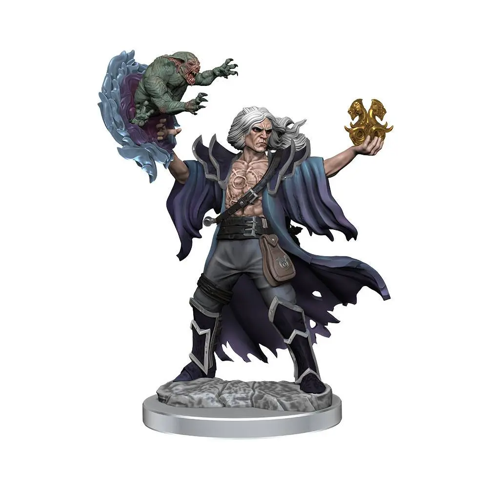 Dungeons &amp; Dragons Frameworks Miniature modell készlet Human Warlock Male termékfotó