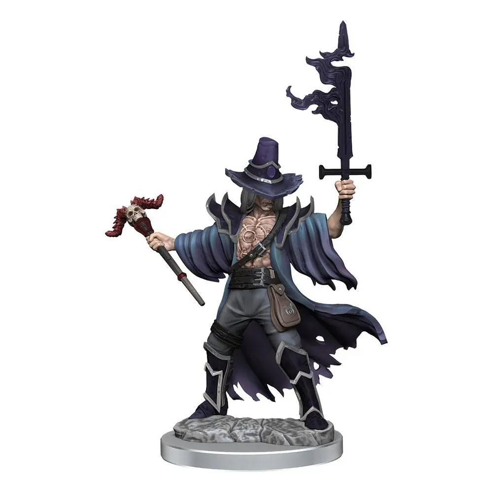 Dungeons &amp; Dragons Frameworks Miniature modell készlet Human Warlock Male termékfotó