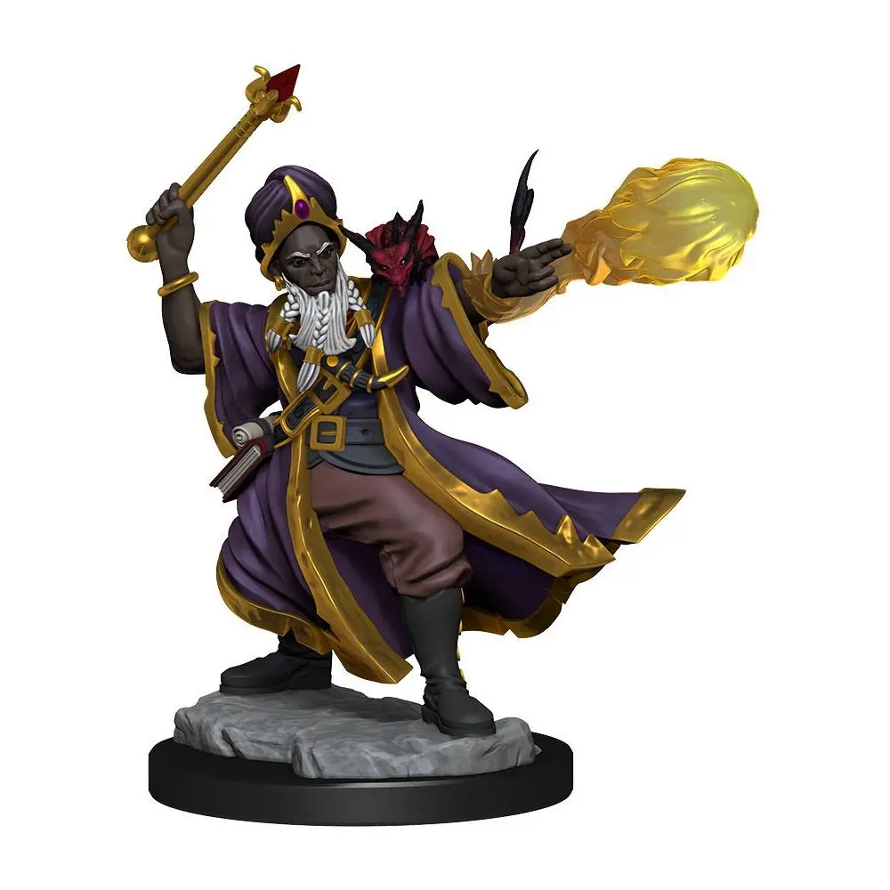 Dungeons &amp; Dragons Frameworks Miniature modell készlet Human Wizard Male termékfotó