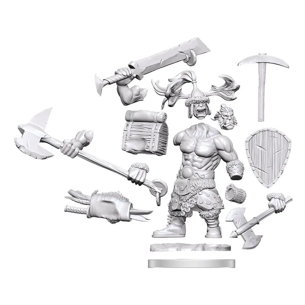 Dungeons &amp; Dragons Frameworks Miniature modell készlet Orc Barbarian Male termékfotó