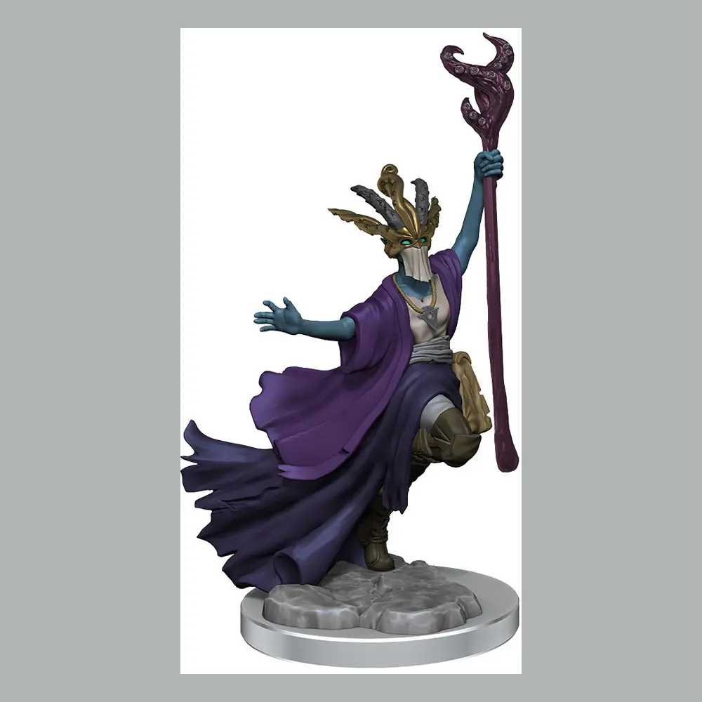 Dungeons & Dragons Frameworks Miniature Tiefling Warlock Female modell készlet termékfotó