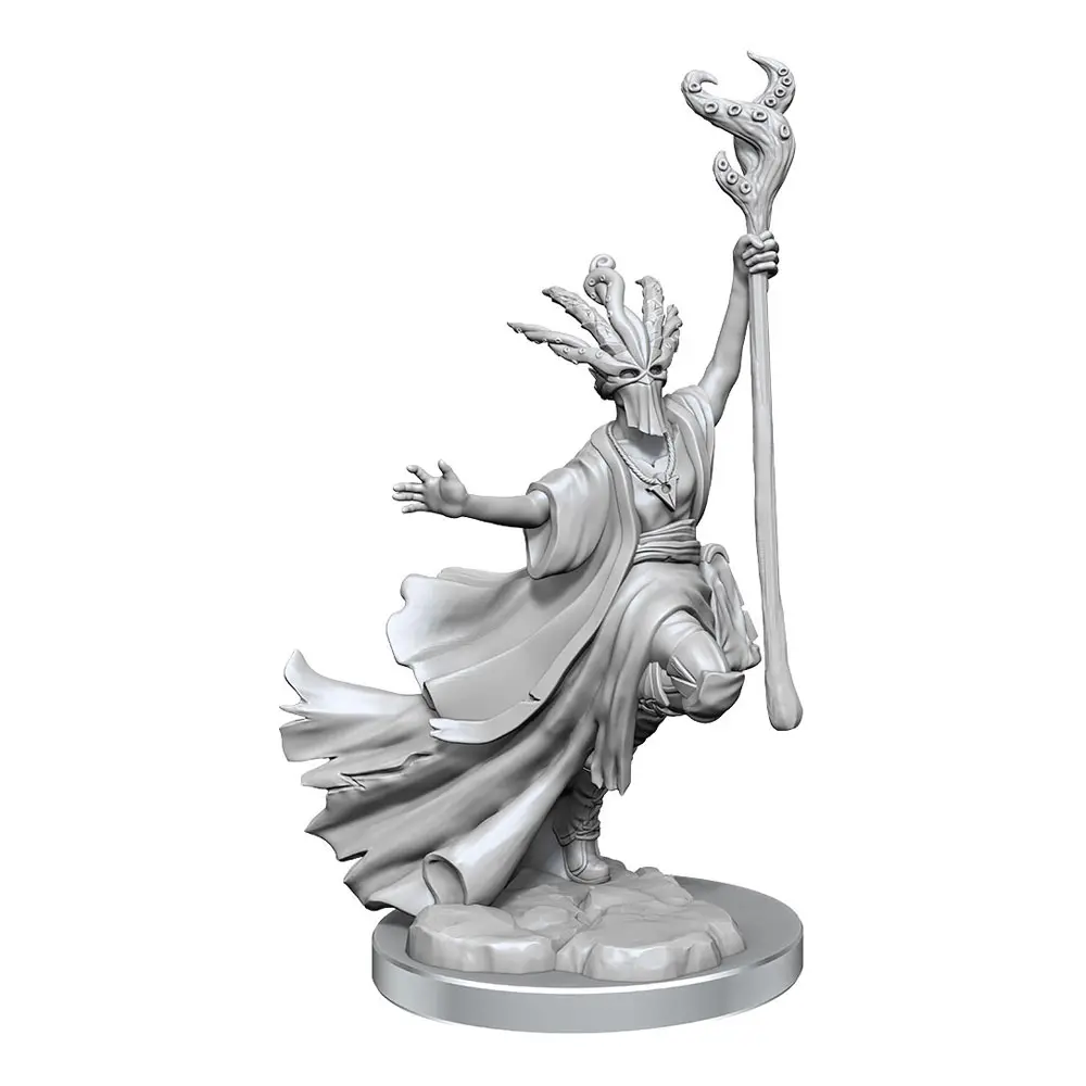 Dungeons & Dragons Frameworks Miniature Tiefling Warlock Female modell készlet termékfotó