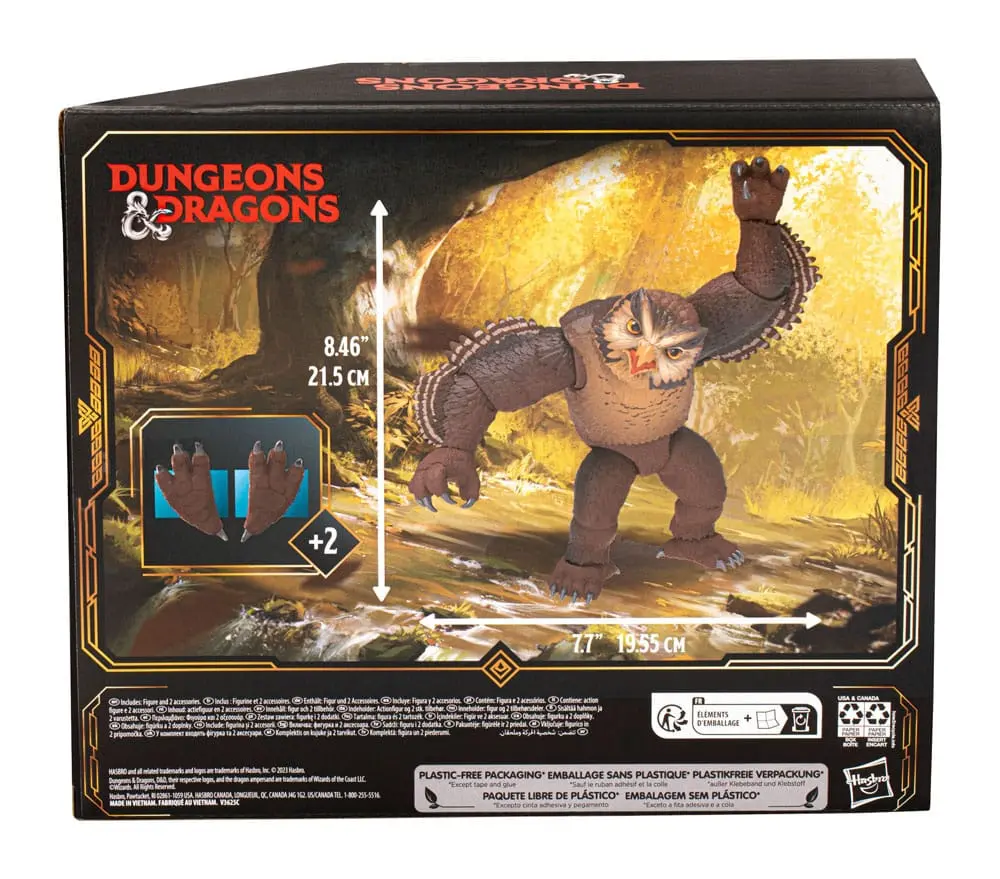 Dungeons & Dragons Golden Archive Owlbear akciófigura 21 cm termékfotó