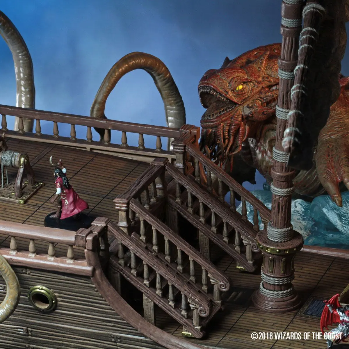 Dungeons & Dragons Icons of the Realm Miniature The Falling Star Sailing Ship termékfotó