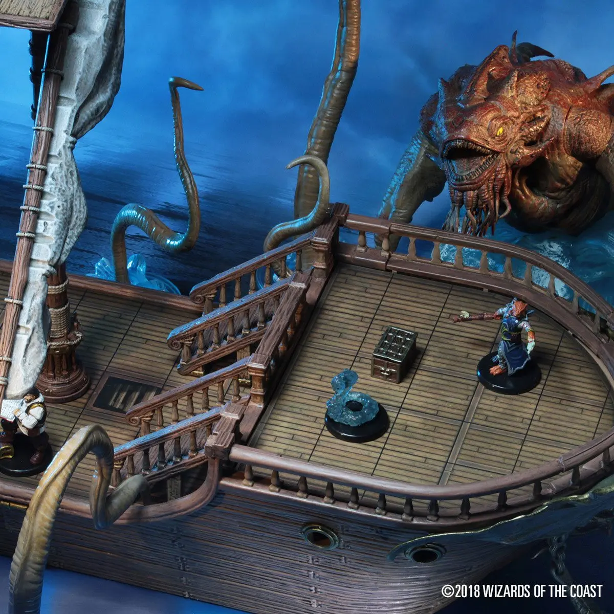 Dungeons & Dragons Icons of the Realm Miniature The Falling Star Sailing Ship termékfotó