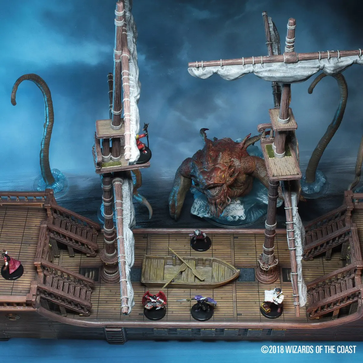 Dungeons & Dragons Icons of the Realm Miniature The Falling Star Sailing Ship termékfotó