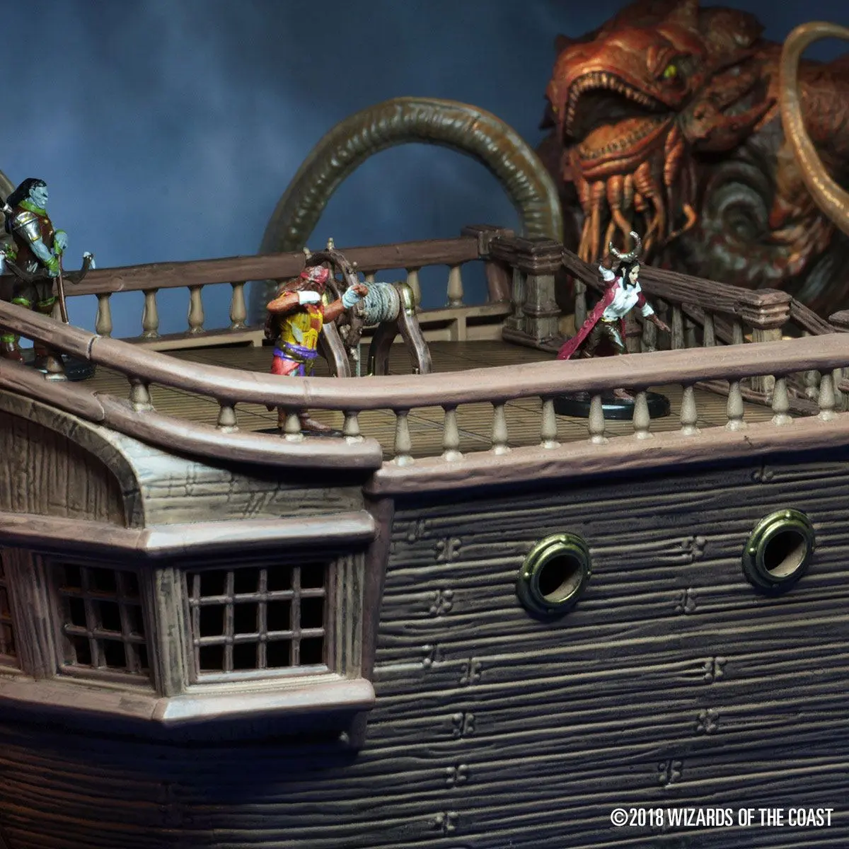 Dungeons & Dragons Icons of the Realm Miniature The Falling Star Sailing Ship termékfotó