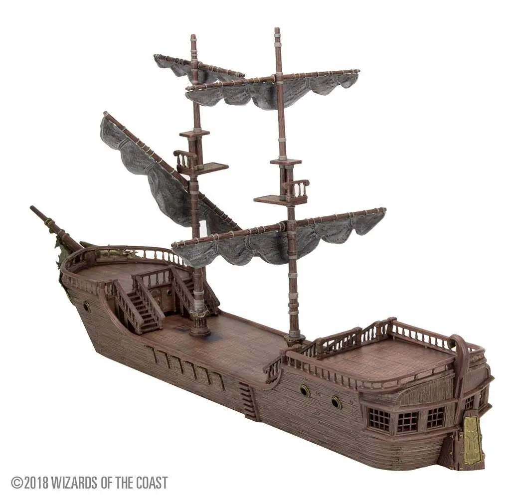 Dungeons & Dragons Icons of the Realm Miniature The Falling Star Sailing Ship termékfotó