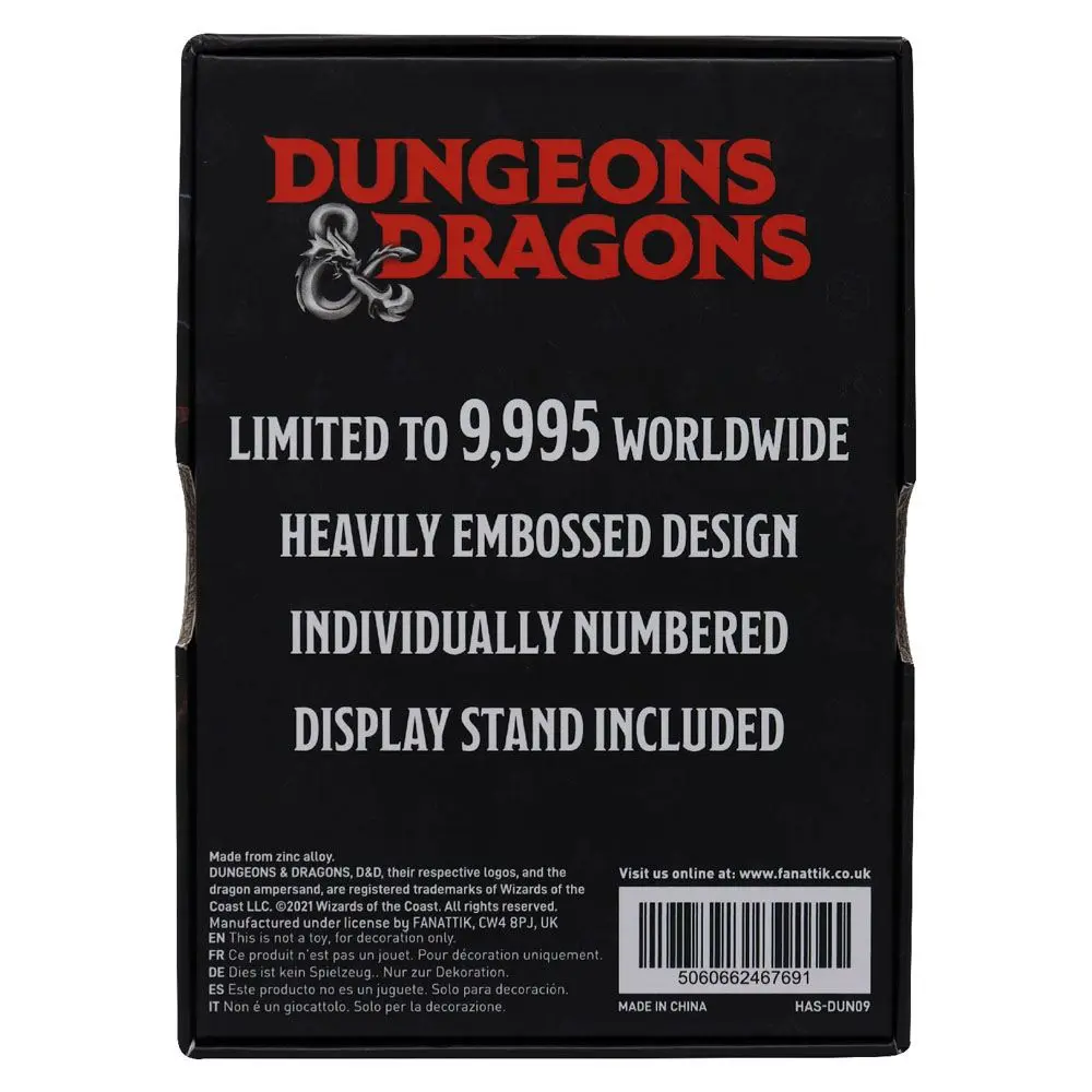Dungeons &amp; Dragons Ingot Monster Manual Limitált kiadás termékfotó