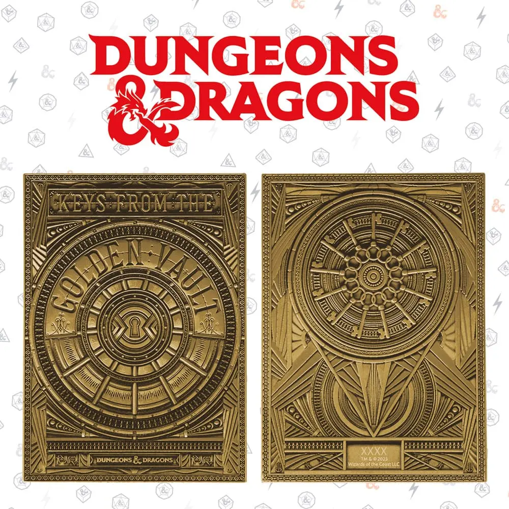 Dungeons &amp; Dragons Keys From The Golden Vault fém kártya Limitált kiadás termékfotó