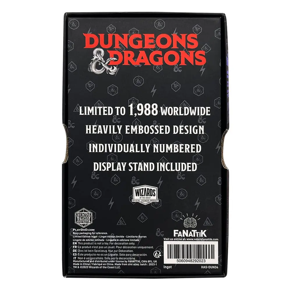 Dungeons & Dragons Metal Card 50th Anniversary Spider Queen Limited Edition termékfotó