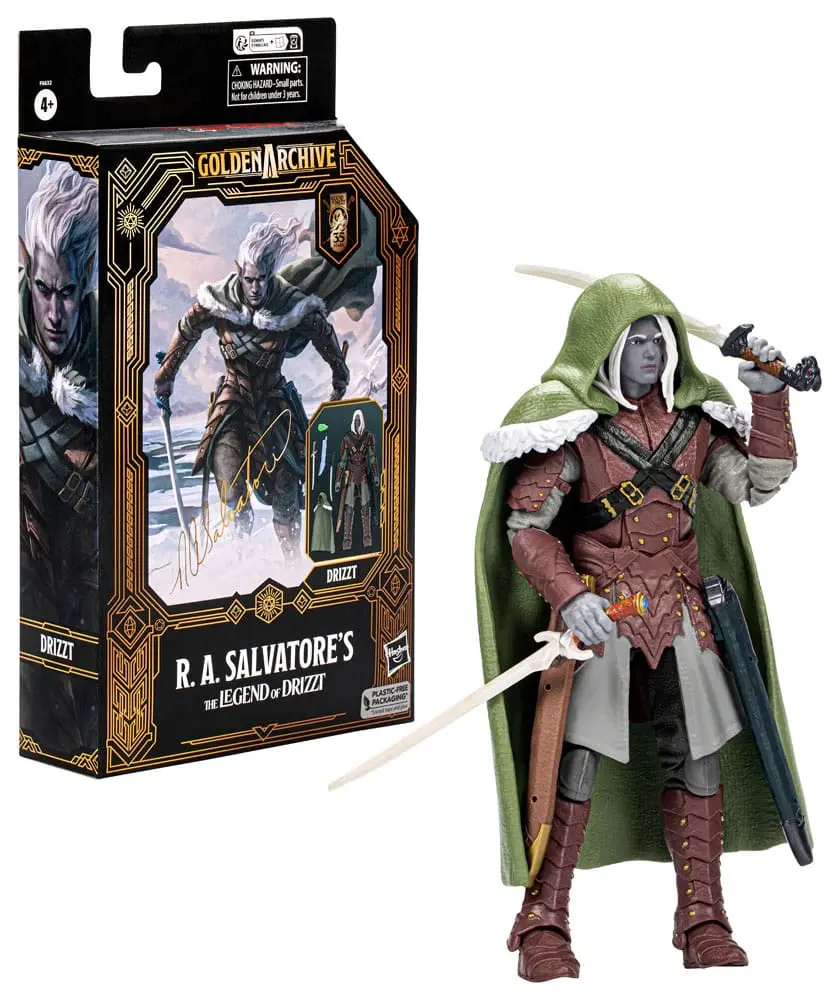 Dungeons &amp; Dragons: R.A. Salvatore's The Legend of Drizzt Golden Archive Drizzt akciófigura 15 cm termékfotó