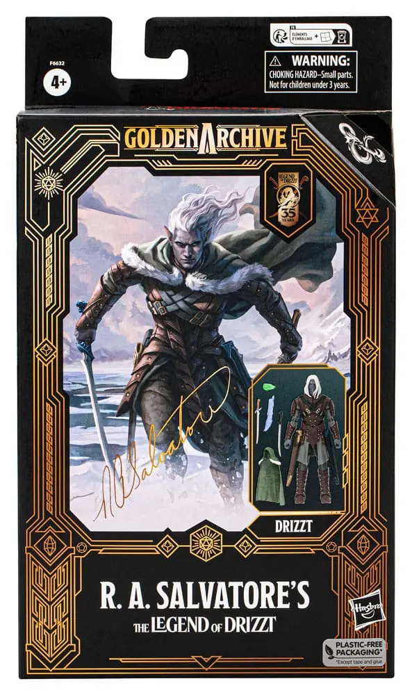 Dungeons &amp; Dragons: R.A. Salvatore's The Legend of Drizzt Golden Archive Drizzt akciófigura 15 cm termékfotó