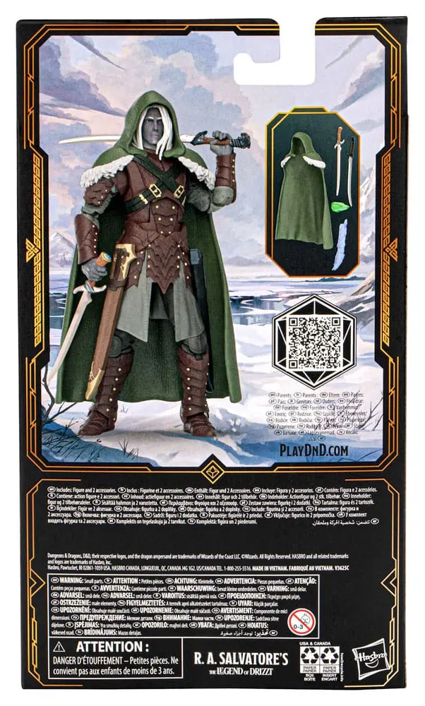 Dungeons &amp; Dragons: R.A. Salvatore's The Legend of Drizzt Golden Archive Drizzt akciófigura 15 cm termékfotó