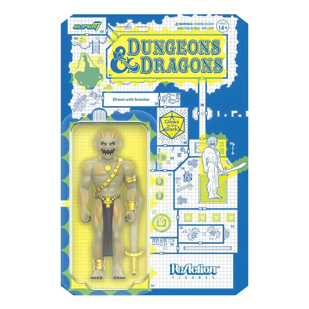 Dungeons & Dragons ReAction Wave 04 Efreeti Glow in the Dark akciófigura 10 cm termékfotó