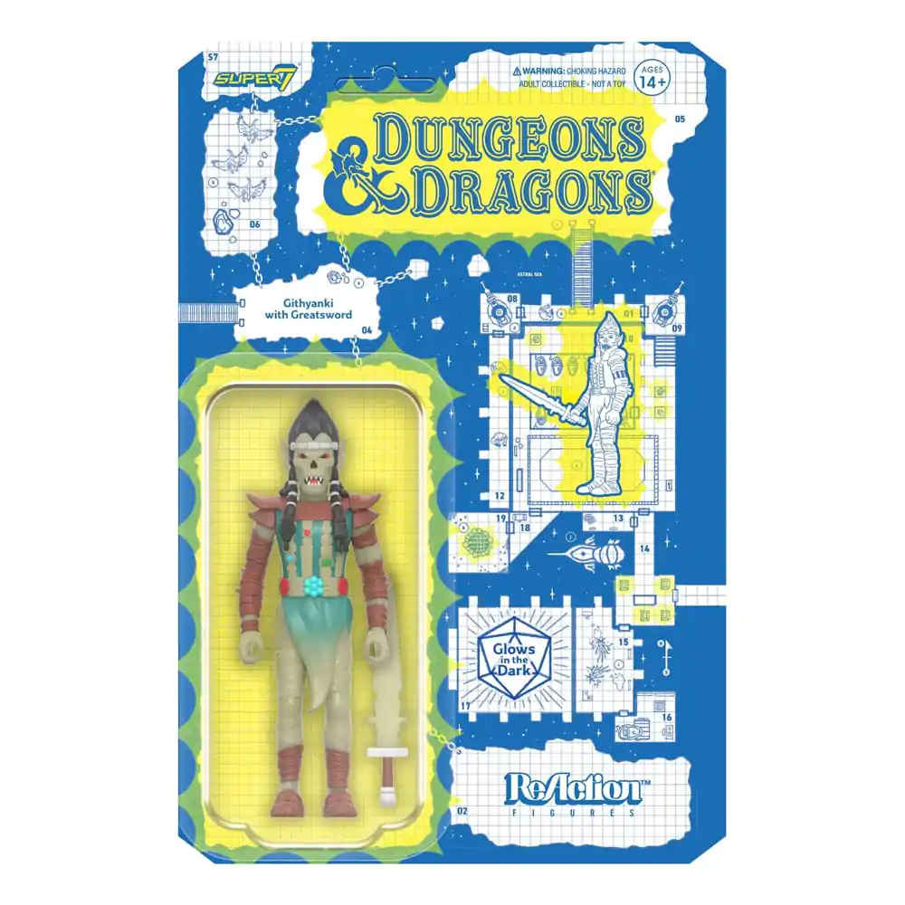 Dungeons & Dragons ReAction Wave 04 Githyanki Glow in the Dark akciófigura 10 cm termékfotó