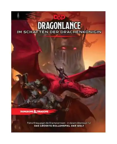 Dungeons & Dragons RPG Adventure Dragonlance: Im Schatten der Drachenkönigin német nyelvű termékfotó