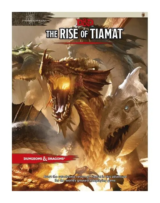 Dungeons &amp; Dragons RPG Adventure Tyranny of Dragons - The Rise of Tiamat Angol nyelvű termékfotó