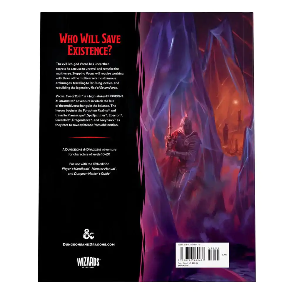 Dungeons &amp; Dragons RPG Adventure Vecna: Eve of Ruin angol nyelvű termékfotó