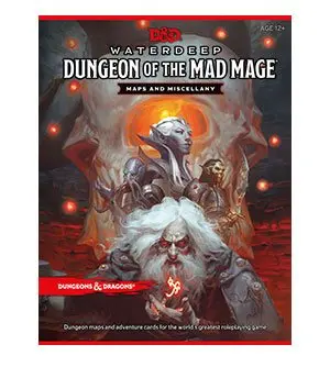 Dungeons & Dragons RPG Waterdeep: Dungeon of the Mad Mage - Maps & Miscellany angol nyelvű termékfotó