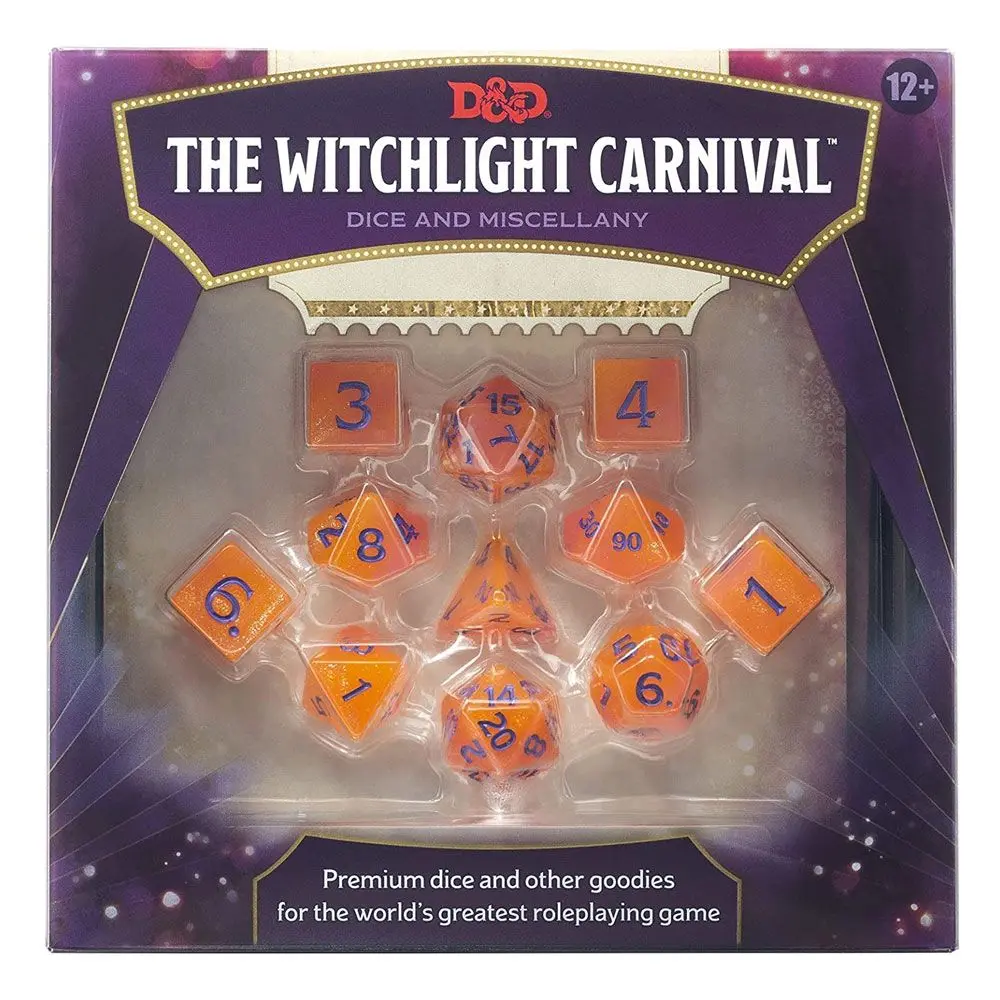 Dungeons & Dragons RPG Witchlight Carnival dobókocka csomag termékfotó