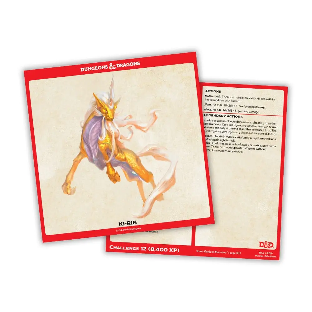 Dungeons &amp; Dragons Spellbook Cards: Epic Monsters angol nyelvű termékfotó