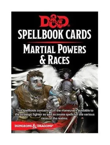 Dungeons &amp; Dragons Spellbook Cards: Martial Powers &amp; Races angol nyelvű termékfotó