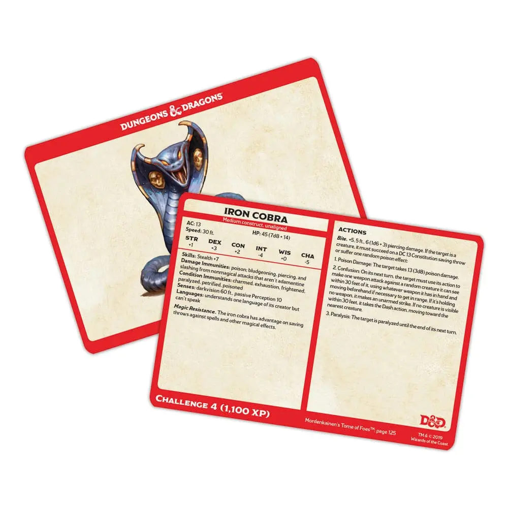 Dungeons &amp; Dragons Spellbook Cards: Mordenkainen´s Tome of Foes angol nyelvű termékfotó