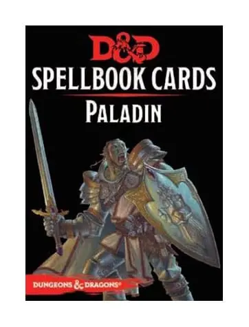 Dungeons &amp; Dragons Spellbook Cards: Paladin angol nyelvű termékfotó