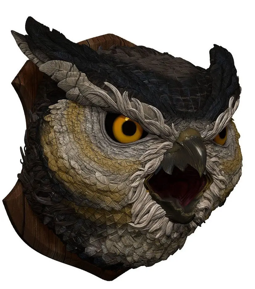 Dungeons &amp; Dragons Trophy Owlbear (Foam Rubber/Latex) figura 58 cm termékfotó