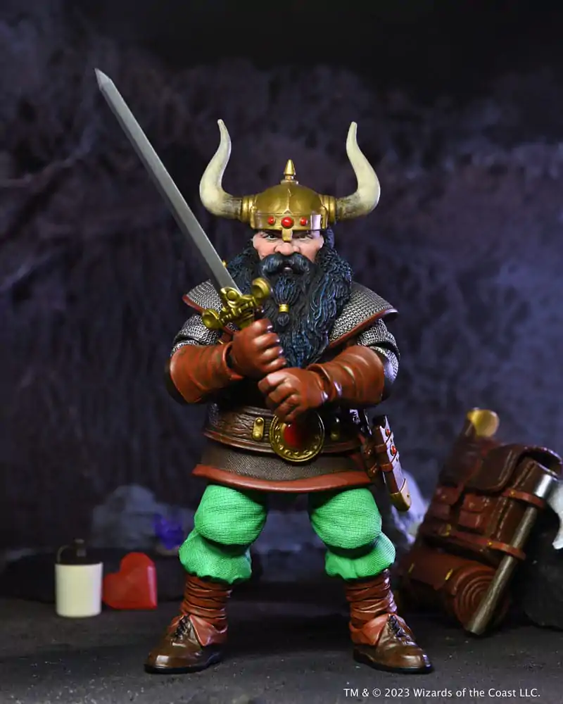 Dungeons &amp; Dragons Ultimate Elkhorn the Good Dwarf Fighter akciófigura 18 cm termékfotó