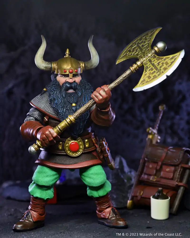 Dungeons &amp; Dragons Ultimate Elkhorn the Good Dwarf Fighter akciófigura 18 cm termékfotó