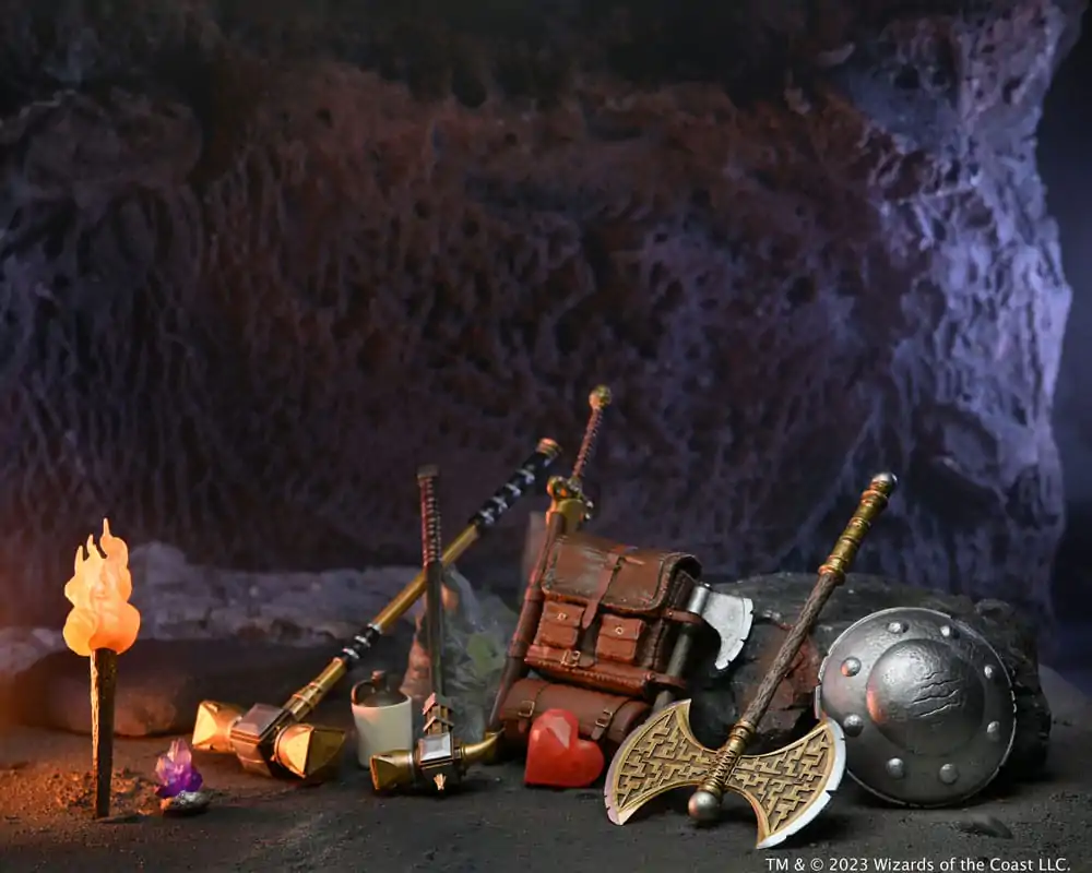 Dungeons &amp; Dragons Ultimate Elkhorn the Good Dwarf Fighter akciófigura 18 cm termékfotó