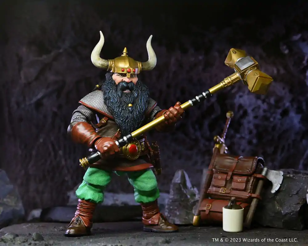 Dungeons &amp; Dragons Ultimate Elkhorn the Good Dwarf Fighter akciófigura 18 cm termékfotó