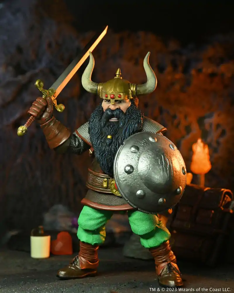 Dungeons &amp; Dragons Ultimate Elkhorn the Good Dwarf Fighter akciófigura 18 cm termékfotó